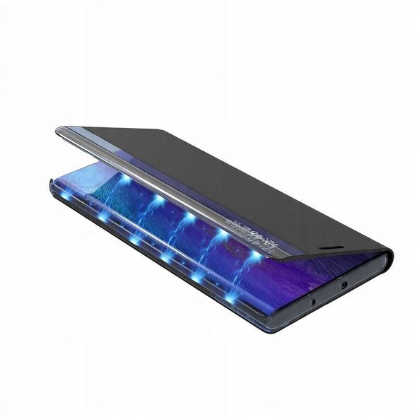 New Sleep Case θήκη με καπάκι με λειτουργία βάσης Xiaomi Redmi Note 11T 5G / Redmi Note 11S 5G / Poco M4 Pro 5G μαύρο