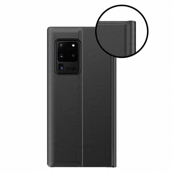 Νέα θήκη Sleep Case pokrowiec etui με καπάκι και λειτουργία βάσης Samsung Galaxy A73 μαύρο
