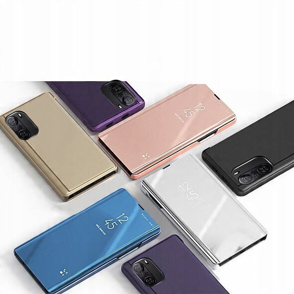 Θήκη Clear View futerał etui με καπάκι Xiaomi Redmi K40 Pro+ / K40 Pro / K40 / Poco F3 ροζ