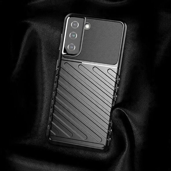 Θήκη Thunder ελαστική θωρακισμένη θήκη Samsung Galaxy S22+ (S22 Plus) μαύρη
