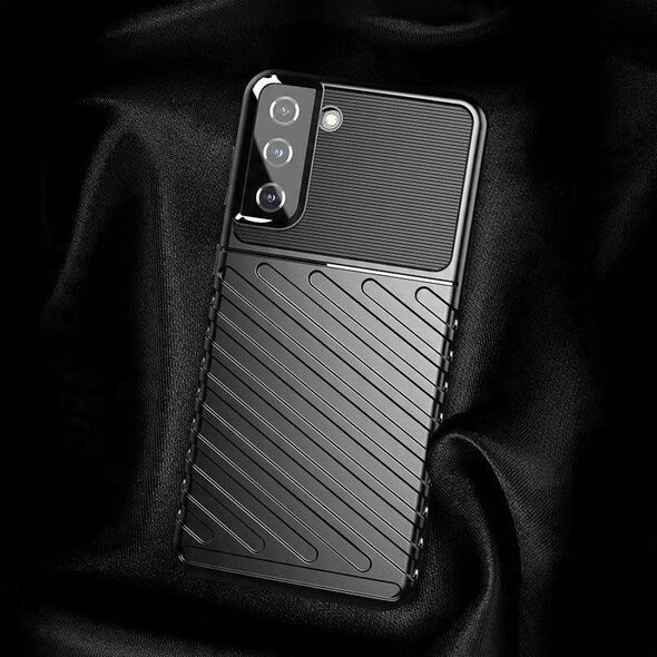 Θήκη Thunder ελαστική θωρακισμένη θήκη Samsung Galaxy S22+ (S22 Plus) μαύρη