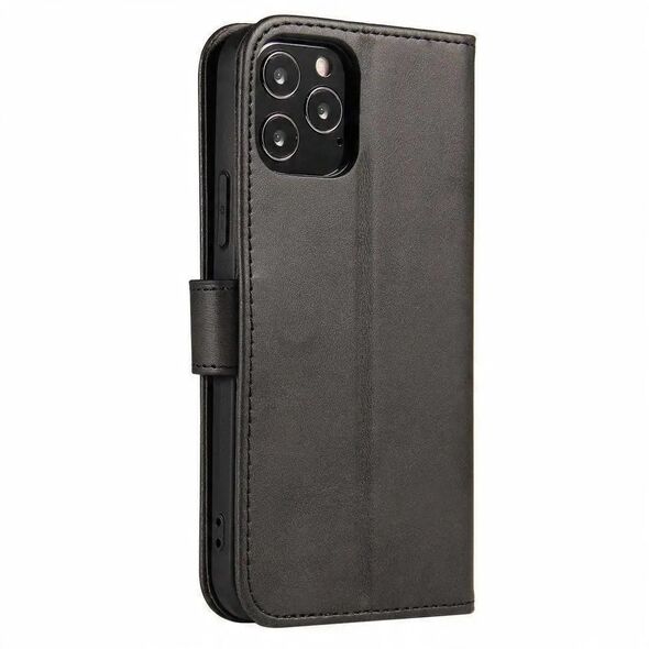 Κομψή θήκη Magnet Case με καπάκι και λειτουργία βάσης για Samsung Galaxy A73 μαύρο