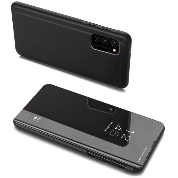 Θήκη Clear View Case με καπάκι Samsung Galaxy A03s (166,5) μαύρο