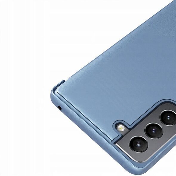 Θήκη Clear View Case με καπάκι Samsung Galaxy S22+ (S22 Plus) μαύρο