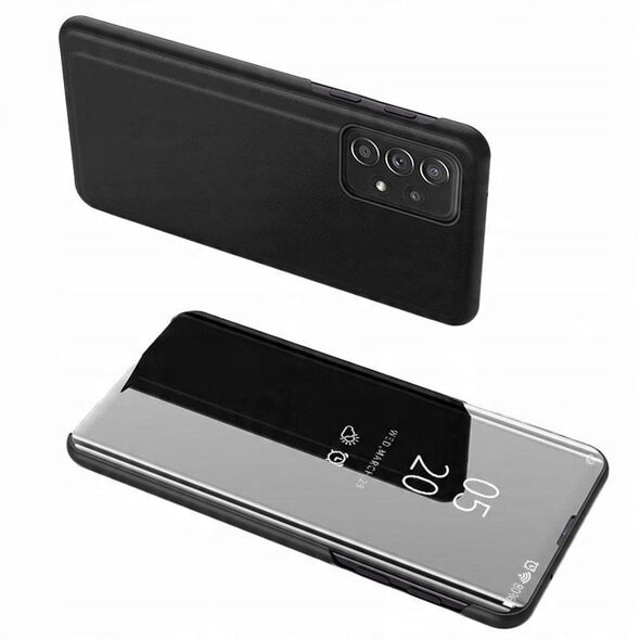 Θήκη Clear View Case με καπάκι Samsung Galaxy A73 μαύρο