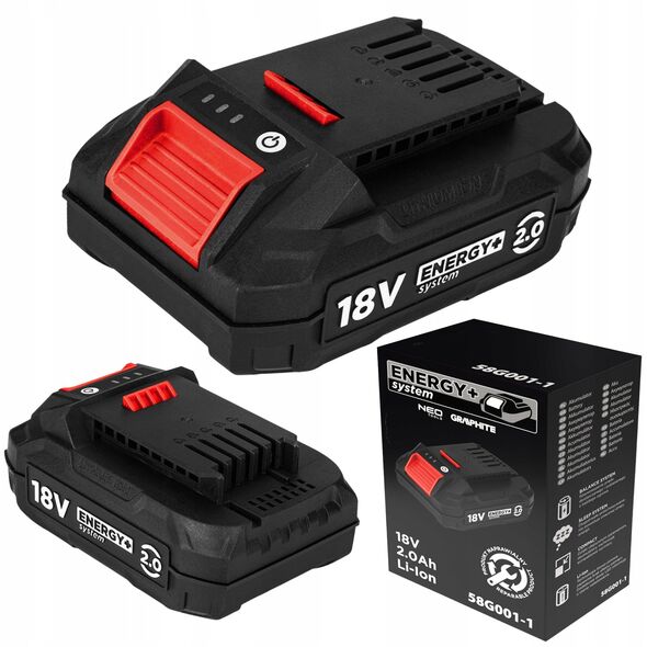 Μπαταρία Energy+ 18V Li-Ion 2.0Ah / 27.20.23.0