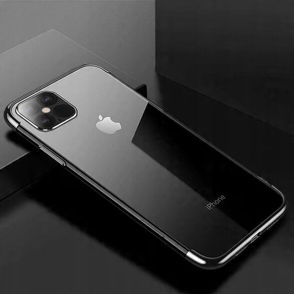 Διάφανη θήκη ζελέ με μεταλλικό πλαίσιο Samsung Galaxy A13 5G μαύρο