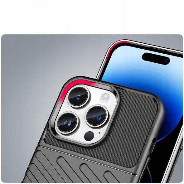 Θήκη Thunder Case για iPhone 14 Pro ανθεκτική θήκη μαύρη
