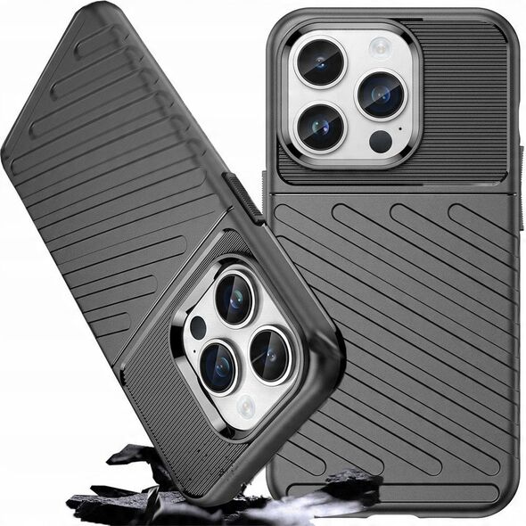 Θήκη Thunder Case για iPhone 14 Pro ανθεκτική θήκη μαύρη