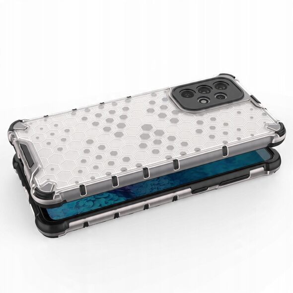 Θήκη Honeycomb etui pancerny pokrowiec με ζελατινώδες πλαίσιο για Samsung Galaxy A73 μαύρο