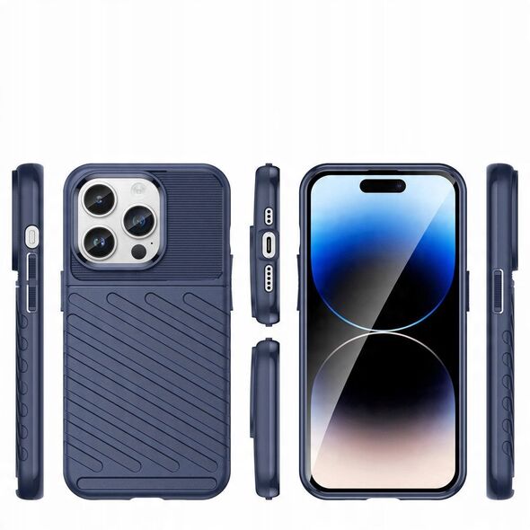 Θήκη Thunder Case για iPhone 14 Pro, ανθεκτική μπλε θήκη