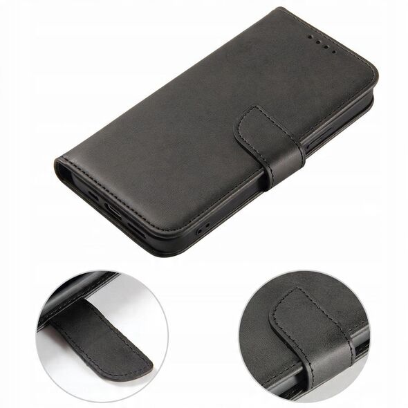 Θήκη Magnet etui TCL 30+ pokrowiec z klapką portfel podstawka czarne