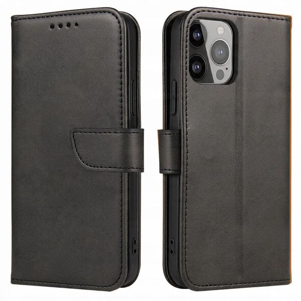 Θήκη Magnet etui TCL 30+ pokrowiec z klapką portfel podstawka czarne