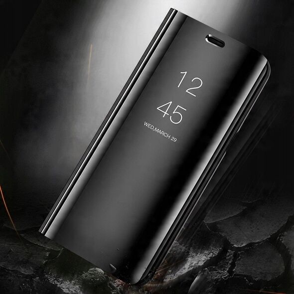 Θήκη Clear View Case Xiaomi 12 Lite με καπάκι μαύρο