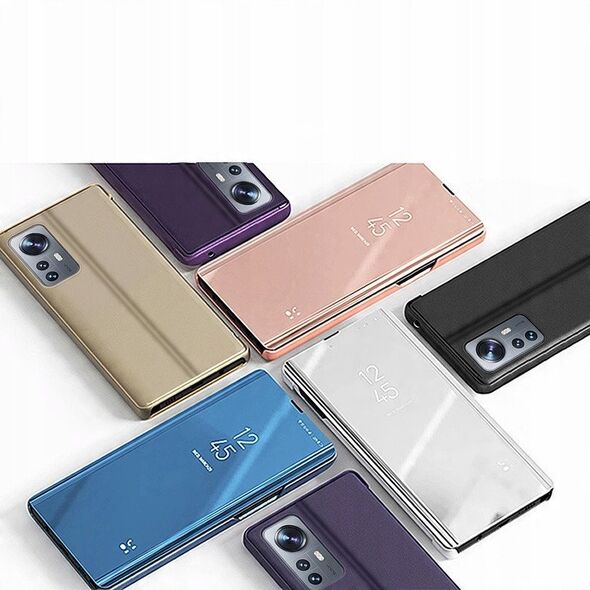Θήκη Clear View Case Xiaomi 12 Lite με καπάκι μαύρο