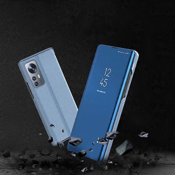 Θήκη Clear View Case Xiaomi 12 Lite με καπάκι μαύρο