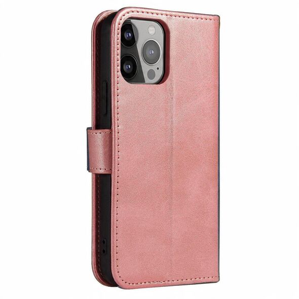 Θήκη Magnet etui Samsung Galaxy S23 Ultra pokrowiec z klapką portfel podstawka ροζ