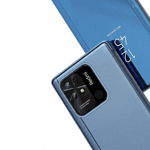 Θήκη Clear View για Xiaomi Redmi 10C με καπάκι μαύρο