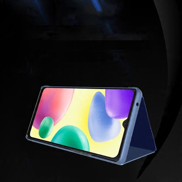 Θήκη Clear View για Xiaomi Redmi 10C με καπάκι μαύρο