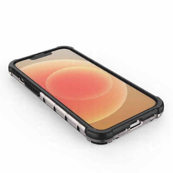 Θήκη Honeycomb iPhone 14 Plus θωρακισμένη υβριδική μαύρη θήκη