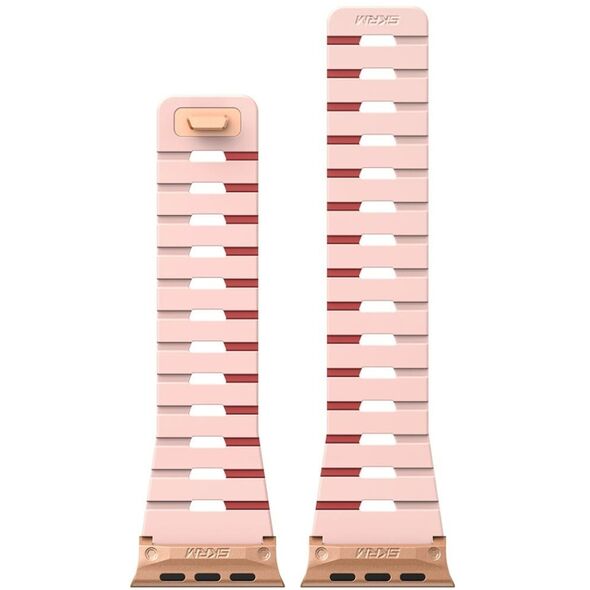 Pasek Skinarma Gemini do Apple Watch     42/41/40 mm różowy
