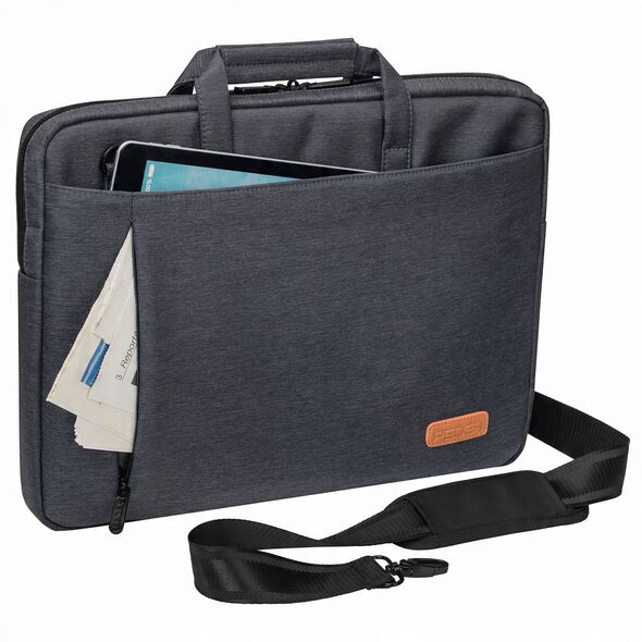 Torba Pedea PEDEA Notebooktasche "ELEGANCE" 39,6cm (15,6"), grau + Maus
