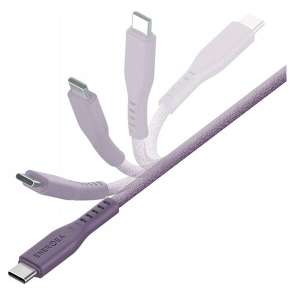 Kabel USB Energea USB-C - Lightning 1.5 m Fioletowy