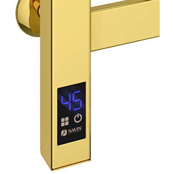 Ηλεκτρικός στεγνωτήρας πετσετών Navin Avangard 480*800 Αισθητήρας αριστερά χρυσός 10-428153-4880