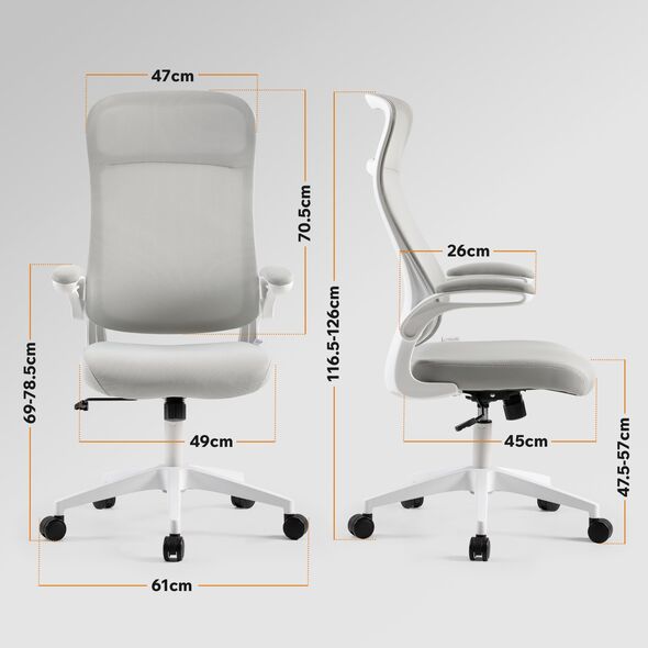 SENSE7 Fotel biurowy REVO szary