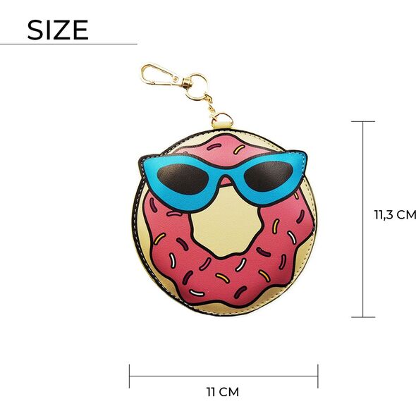 Powerbank Babaco Brelok Donut 2200 mAh Różowy  (4000000000)