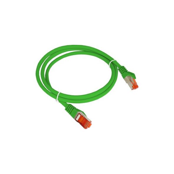 Alantec Patch-cord S/FTP kat.6A LSOH 0.25m zielony ALANTEC