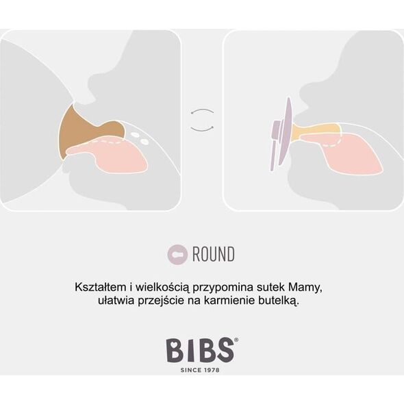 BIBS TRY-IT PACK IVORY 3 smoczkowy zestaw prezentowy dla Noworodka