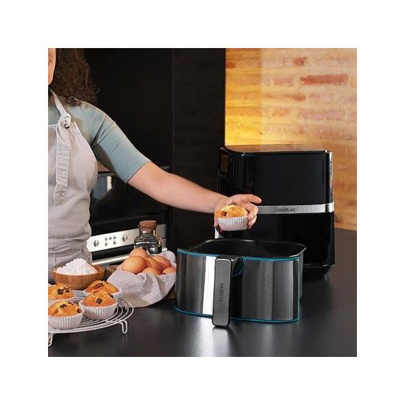 Frytkownica beztłuszczowa Cecotec Cecofry Full InoxBlack 5500 Pro