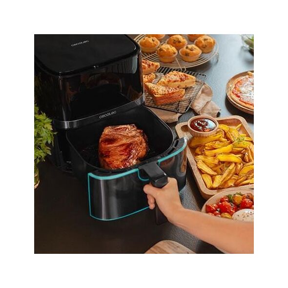 Frytkownica beztłuszczowa Cecotec Cecofry Full InoxBlack 5500 Pro