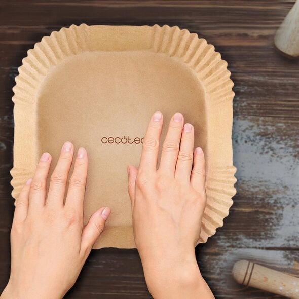 Foremki papierowe Cecotec Cecofry Paper Pack Accessories - 150 szt, 20-24cm x 4,5cm