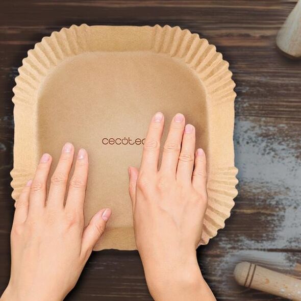Foremki papierowe Cecotec Cecofry Paper Pack Accessories S - 150 szt, 16-20cm x 4,5cm