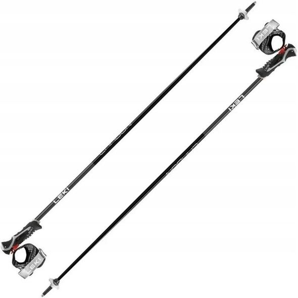 LEKI KIJE 3D CARBON 14 red 110