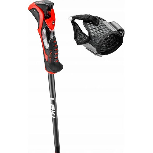 LEKI KIJE 3D AIRFOIL black/red 115