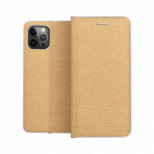 Θήκη LUNA Book Gold για XIAOMI Redmi Note 13 PRO Plus 5G χρυσό