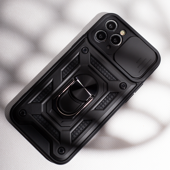ETUI DEFENDER SLIDE CASE DO SAMSUNG GALAXY A26 5G CZARNA NAKŁADKA ETUI PLECKI
