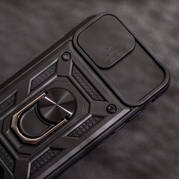 ETUI DEFENDER SLIDE CASE DO SAMSUNG GALAXY S25 CZARNA NAKŁADKA ETUI PLECKI