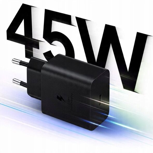 SAMSUNG ŁADOWARKA SIECIOWA TYP-C PD EP-TA845 45W CZARNY BOX