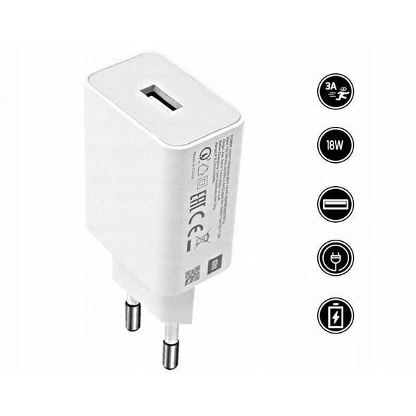 ŁADOWARKA SIECIOWA XIAOMI MDY-10-EF FAST CHARGER BIAŁA 2.5A