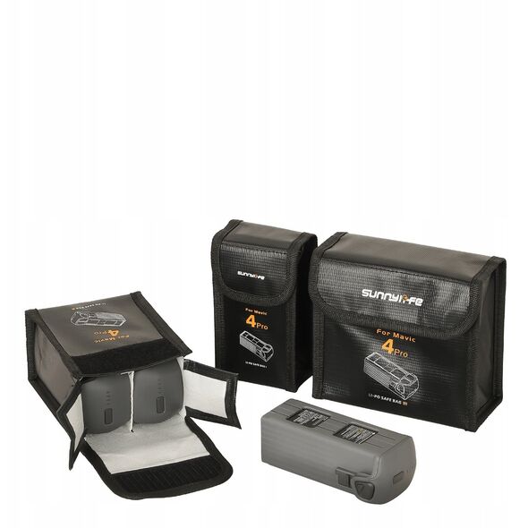Futerał Etui Pokrowiec 3x Akumulator Bateria Ognioodporny Dji Mavic 4 Pro / M4p-dc011-3
