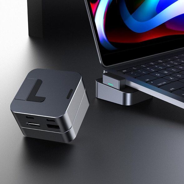 Stacja/replikator Joyroom USB-C (S-H121 Gray)