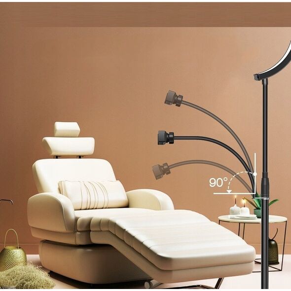 Lampa Led Kosmetyczna Bezcieniowa Moon Stojąca + Kółka 45w Marinelli Gx520r / Biały