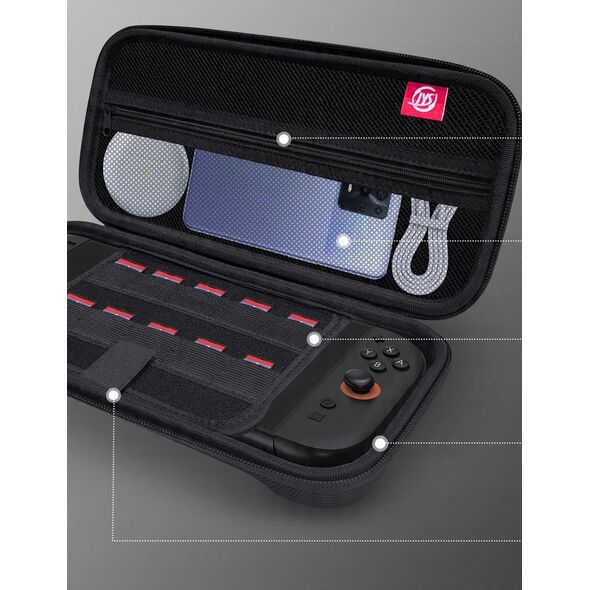 Zestaw 14w1 Akcesoria Uchwyty Futerał Ładowarka Stojak Do Nintendo Switch 2 / Jys-ns2293