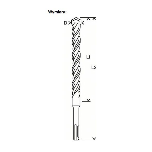 Wiertło Bosch SDS+ 18mm  (2608831051)
