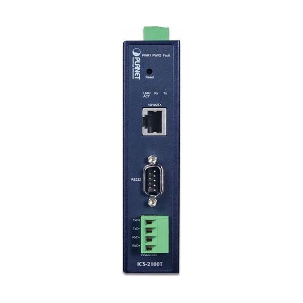 Terminal sieciowy Planet PLANET IP30 Industrial 1-Port serwer portów szeregowych