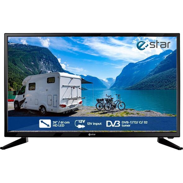 eSTAR LED TV 24"/56cm LEDTV24R2T2 Black